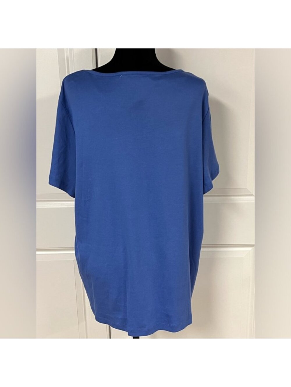 Karen Scott Embellished Neck Knit Top - Picture 3 of 7